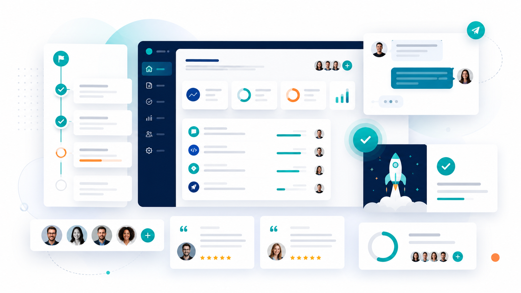 Founder and product team partnership visual